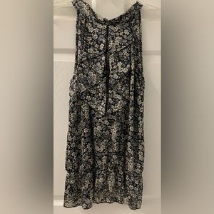 Wish Floral Sleeveless Top SZ Large